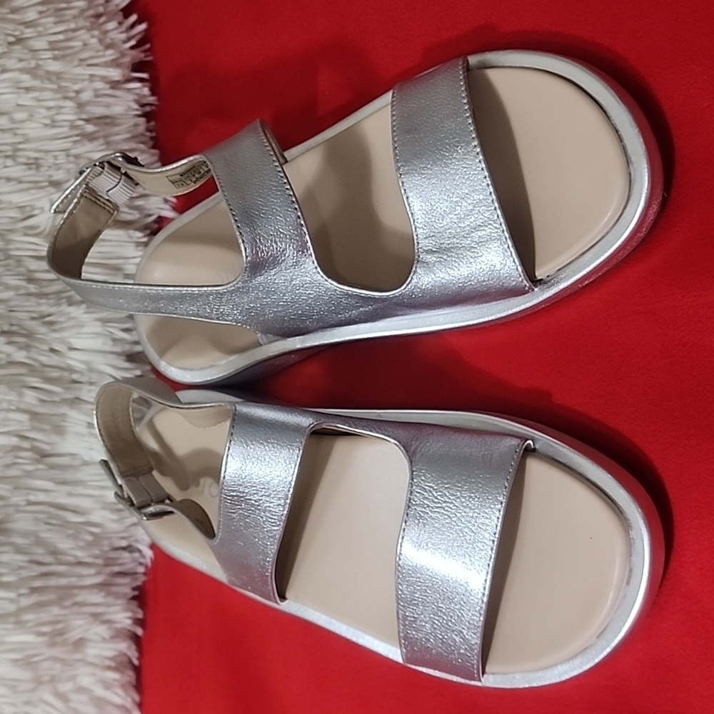 Vionic Metallic Silver Sandals - image 1